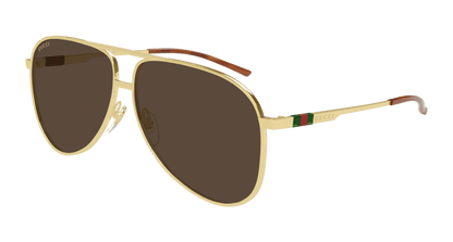 Gold Sunglasses Gucci 889652499963