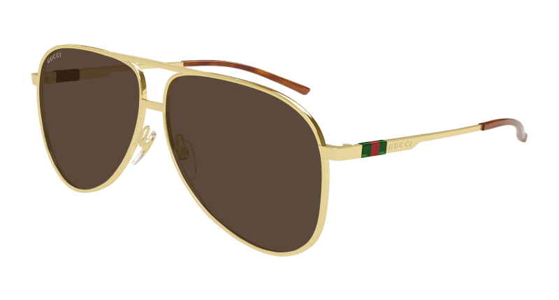 Gold Sunglasses Gucci 889652499963