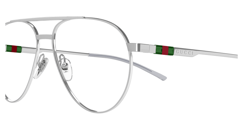 Silver Eyeglasses Gucci 889652500065