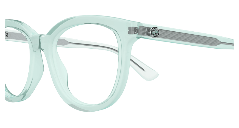 Green Eyeglasses Gucci 889652498287