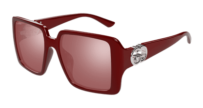 Burgundy Sunglasses Gucci 889652499451