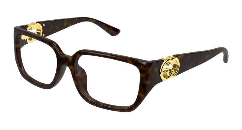 Havana Eyeglasses Gucci 889652501987