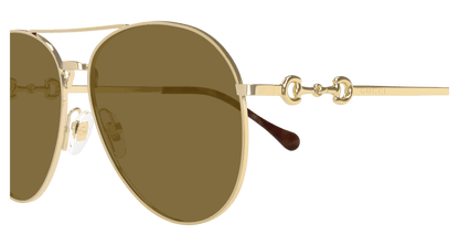 Gold Sunglasses Gucci 889652499666