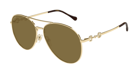 Gold Sunglasses Gucci 889652499666