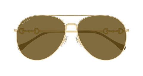Gold Sunglasses Gucci 889652499666