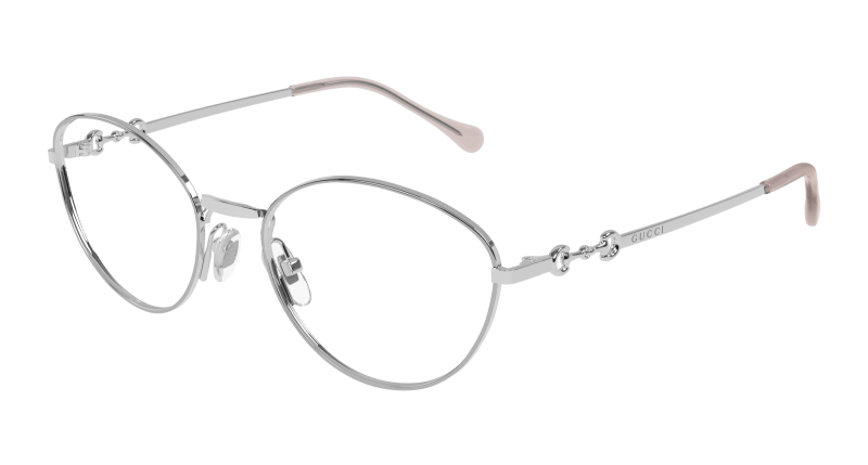 Silver Eyeglasses Gucci 889652499734