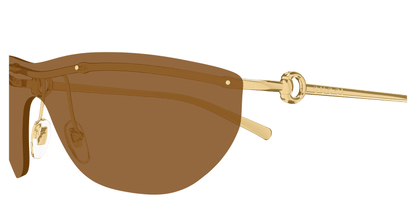Gold Sunglasses Gucci 889652498409