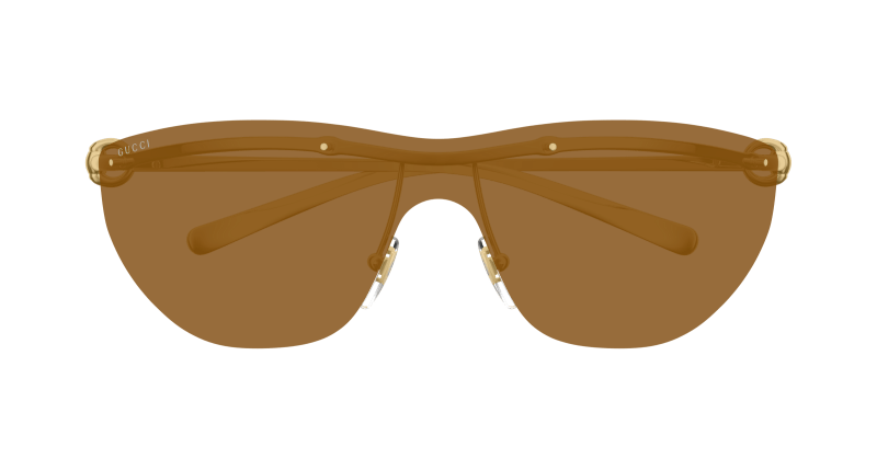 Gold Sunglasses Gucci 889652498409