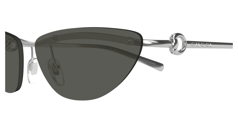 Silver Sunglasses Gucci 889652498430