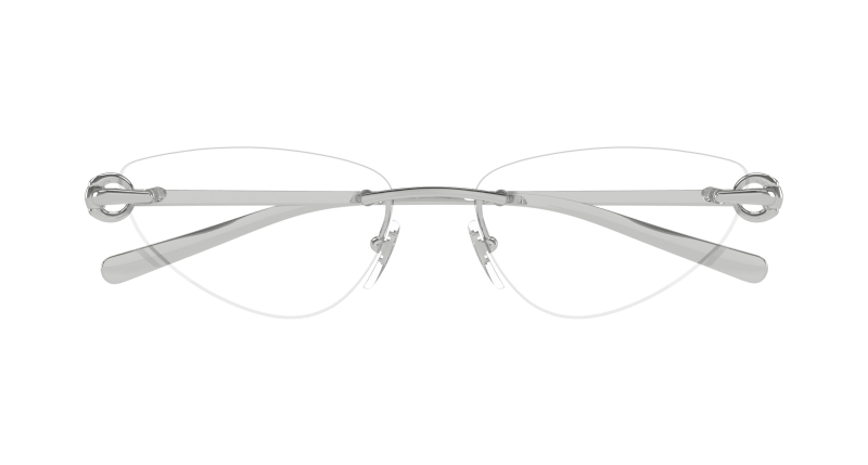 Silver Eyeglasses Gucci 889652498416