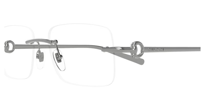 Gunmetal Eyeglasses Gucci 889652498508