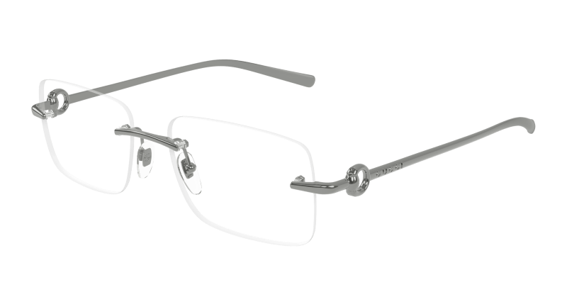 Gunmetal Eyeglasses Gucci 889652498508