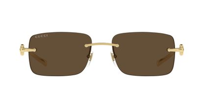 Gold Sunglasses Gucci 889652498492