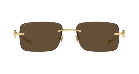 Gold Sunglasses Gucci 889652498492
