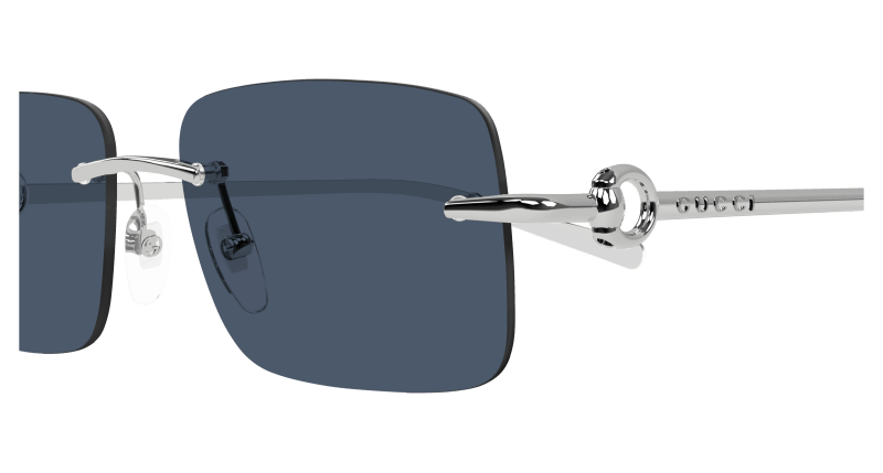 Silver Sunglasses Gucci 889652498485