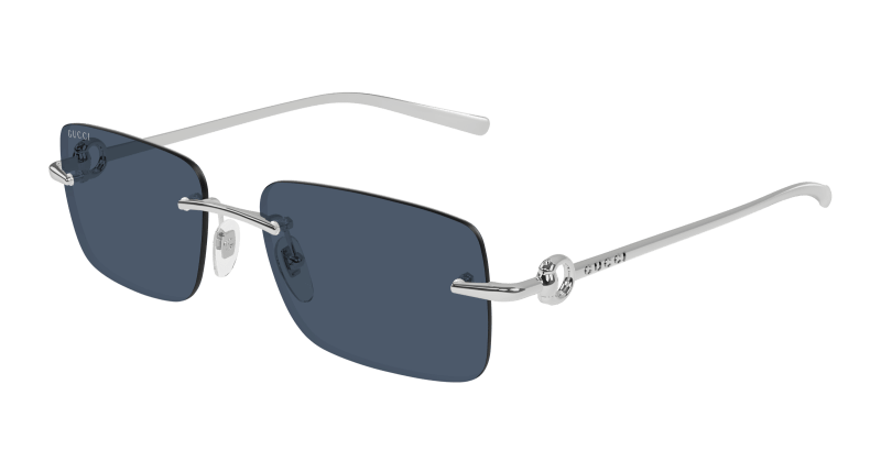 Silver Sunglasses Gucci 889652498485