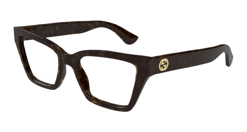 Havana Eyeglasses Gucci 889652502793