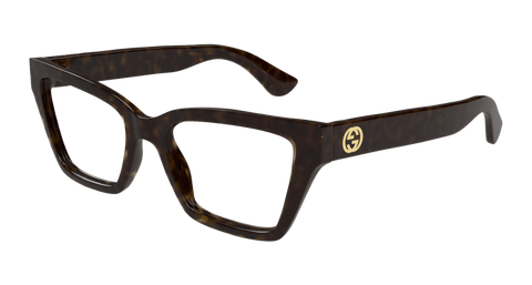Havana Eyeglasses Gucci 889652502793