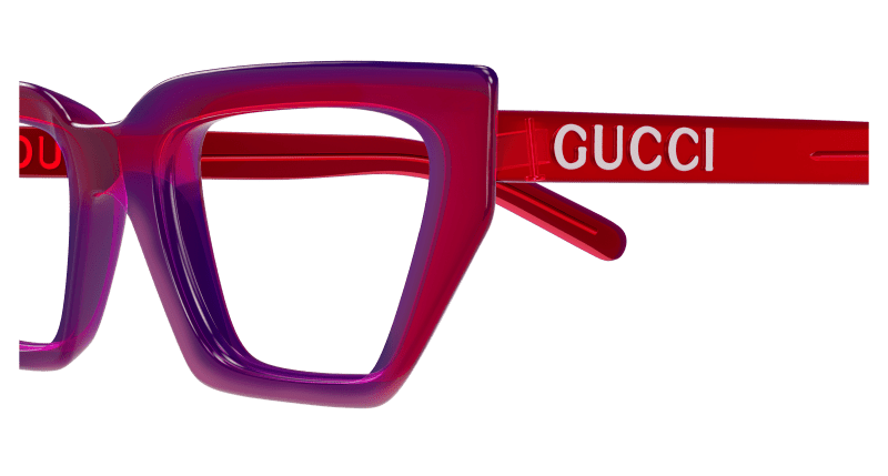 Red Eyeglasses Gucci 889652500287