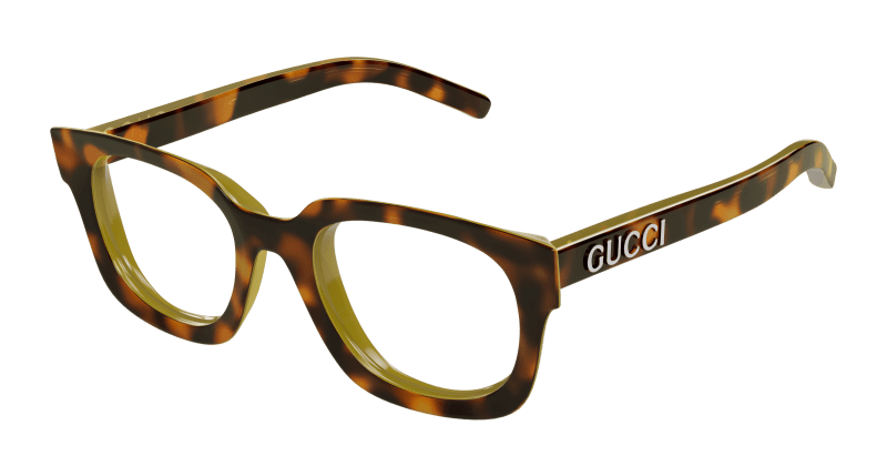 Havana Eyeglasses Gucci 889652500355
