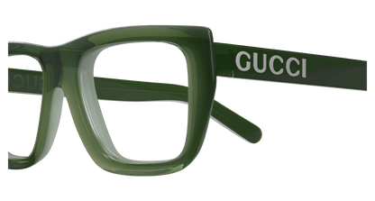 Green Eyeglasses Gucci 889652500416