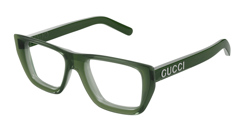 Green Eyeglasses Gucci 889652500416