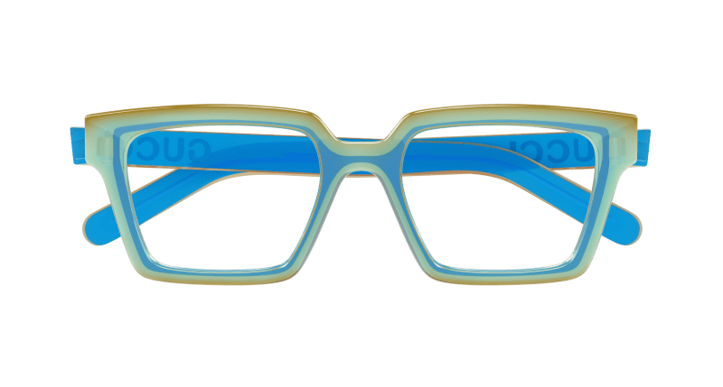Blue Eyeglasses Gucci 889652500447