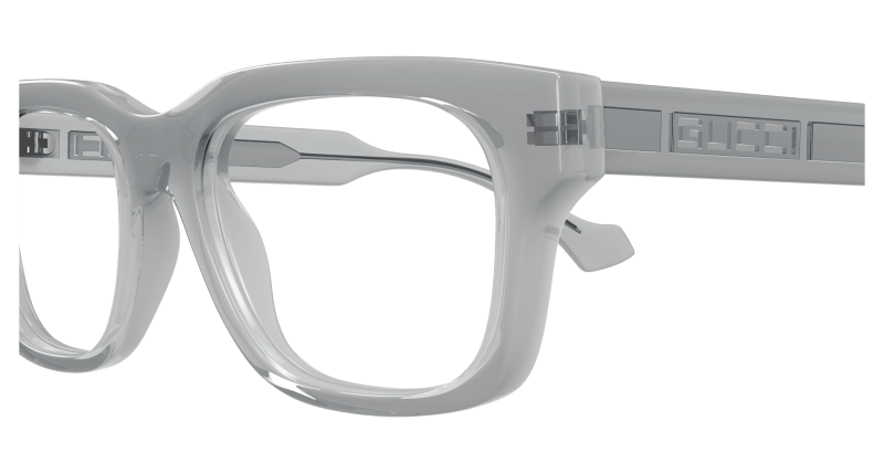 Grey Eyeglasses Gucci 889652499291