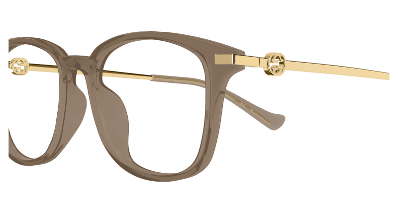 Brown Eyeglasses Gucci 889652502571