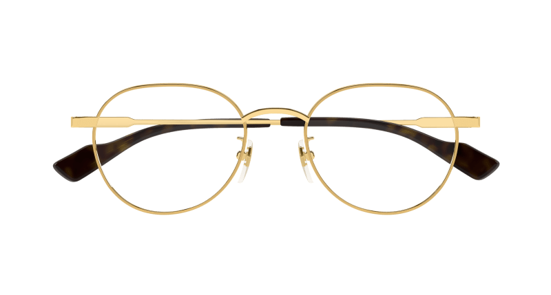 Gold Eyeglasses Gucci 889652502632