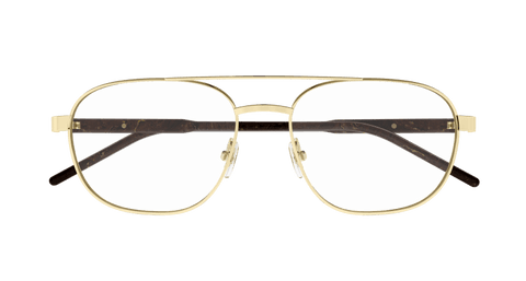 Gold Eyeglasses Gucci 889652528045
