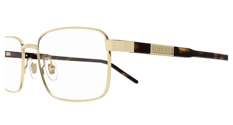 Gold Eyeglasses Gucci 889652528076