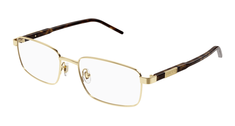 Gold Eyeglasses Gucci 889652528076