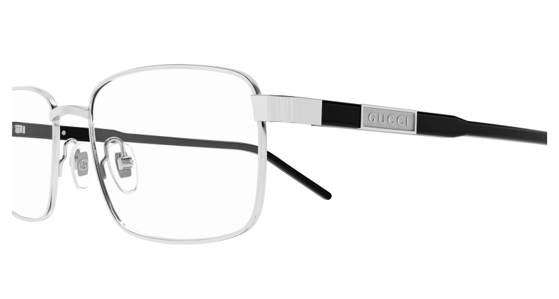 Silver Eyeglasses Gucci 889652530482