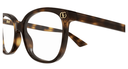 Havana Eyeglasses Gucci 889652527512