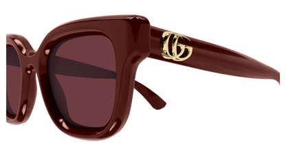 Burgundy Sunglasses Gucci 889652527215
