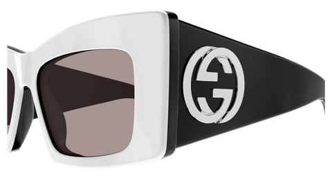 White Sunglasses Gucci 889652528786