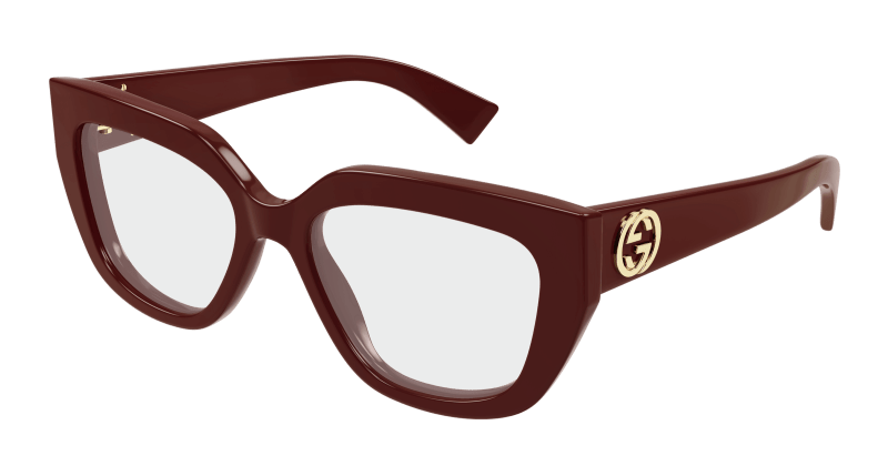 Burgundy Eyeglasses Gucci 889652528908