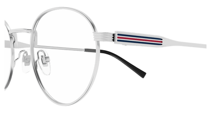 Silver Eyeglasses Gucci 889652530130