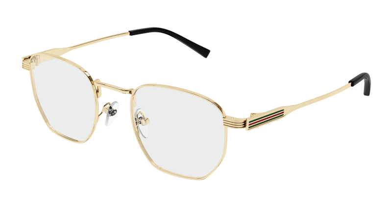Gold Eyeglasses Gucci 889652530154