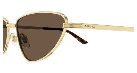 Gold Sunglasses Gucci 889652529875