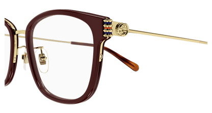Burgundy Eyeglasses Gucci 889652525440