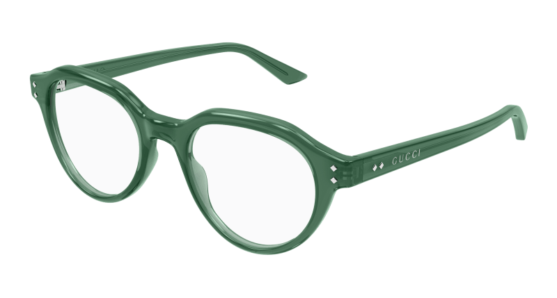 Green Eyeglasses Gucci 889652529042