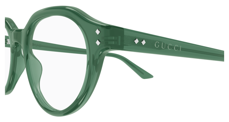 Green Eyeglasses Gucci 889652529042