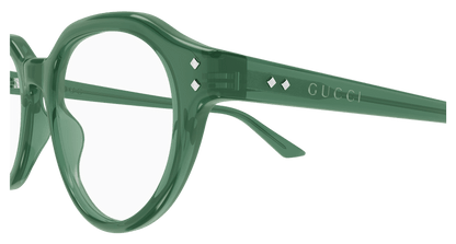 Green Eyeglasses Gucci 889652529042
