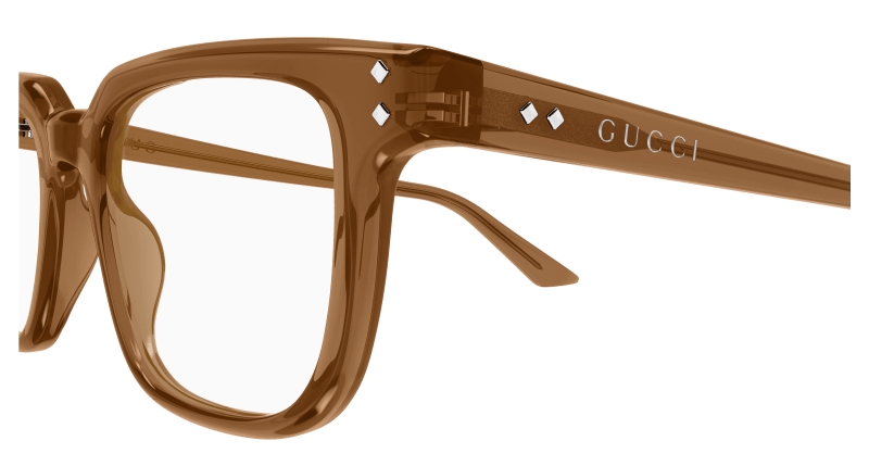 Brown Eyeglasses Gucci 889652529080
