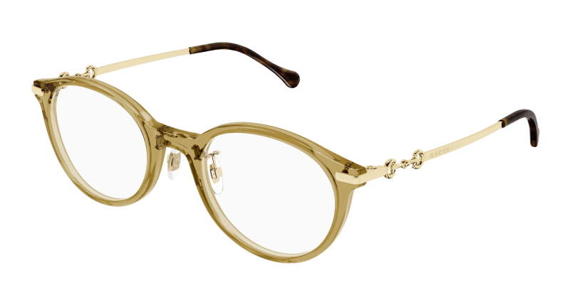 Yellow Eyeglasses Gucci 889652527406