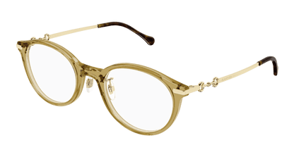 Yellow Eyeglasses Gucci 889652527406