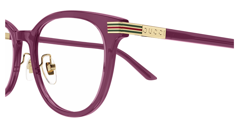 Burgundy Eyeglasses Gucci 889652527376