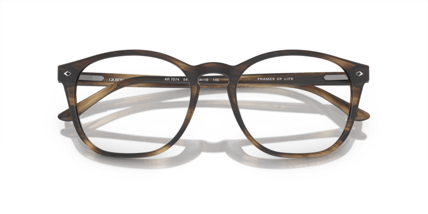 Striped Matte Dark Brown - 0AR7074 8053672392074